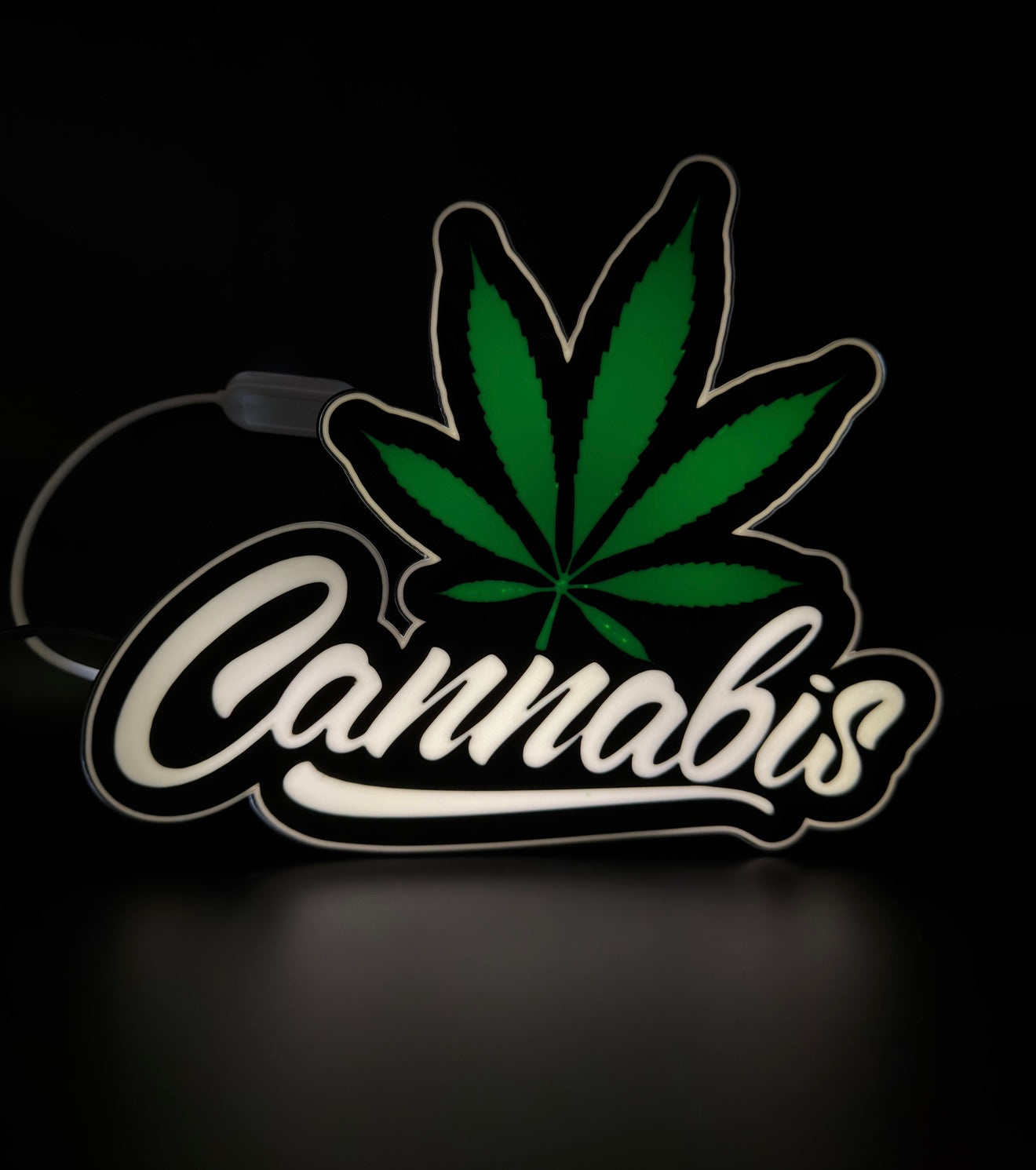 Cannabis Weed Lightbox