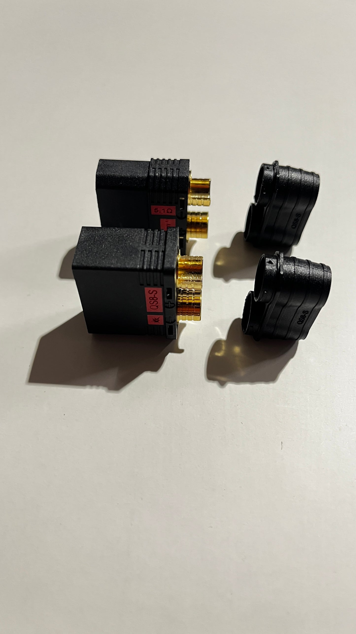 Antiblitz Hochstrom QS8 S  8mm EC8 Goldstecker Steckverbinder Upgrade