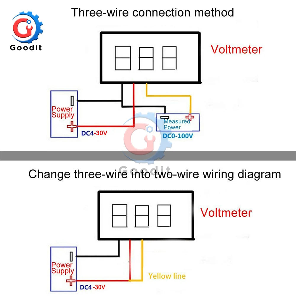Lifepo4 Lithium Batterie Kapazität Anzeige LED Digital 0-120V