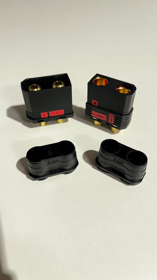 Antiblitz Hochstrom QS8 S  8mm EC8 Goldstecker Steckverbinder Upgrade