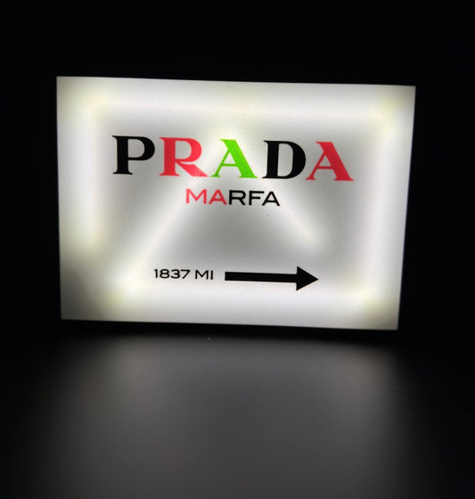 Prada Marfa Lightbox