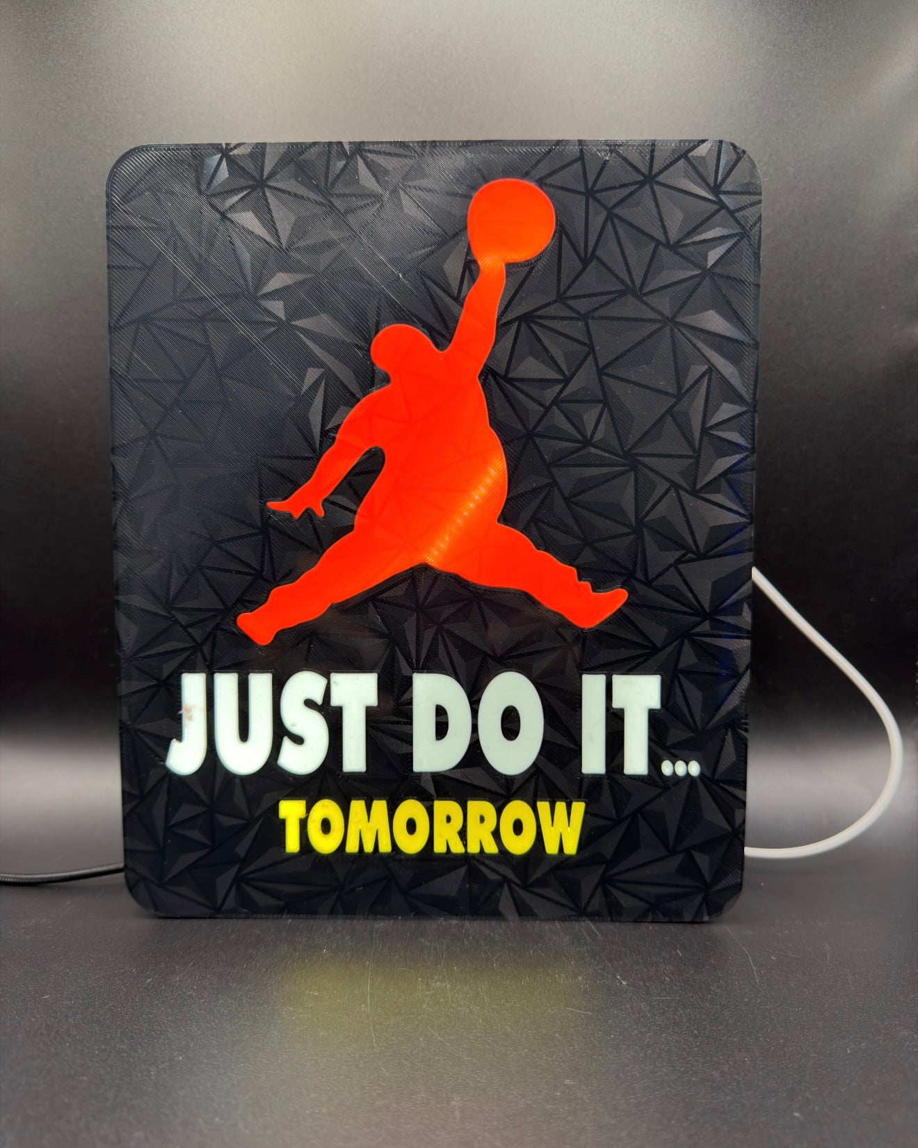 Just Do It Tommorow Lightbox