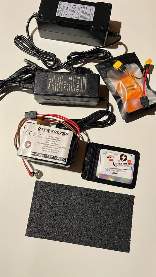 KOMPLETT SET!!! NINEB0T Max G 30 / D / 2 L  Tuning Akku 48v MOD 12v Zusatz Batterie Upgrade 20ah