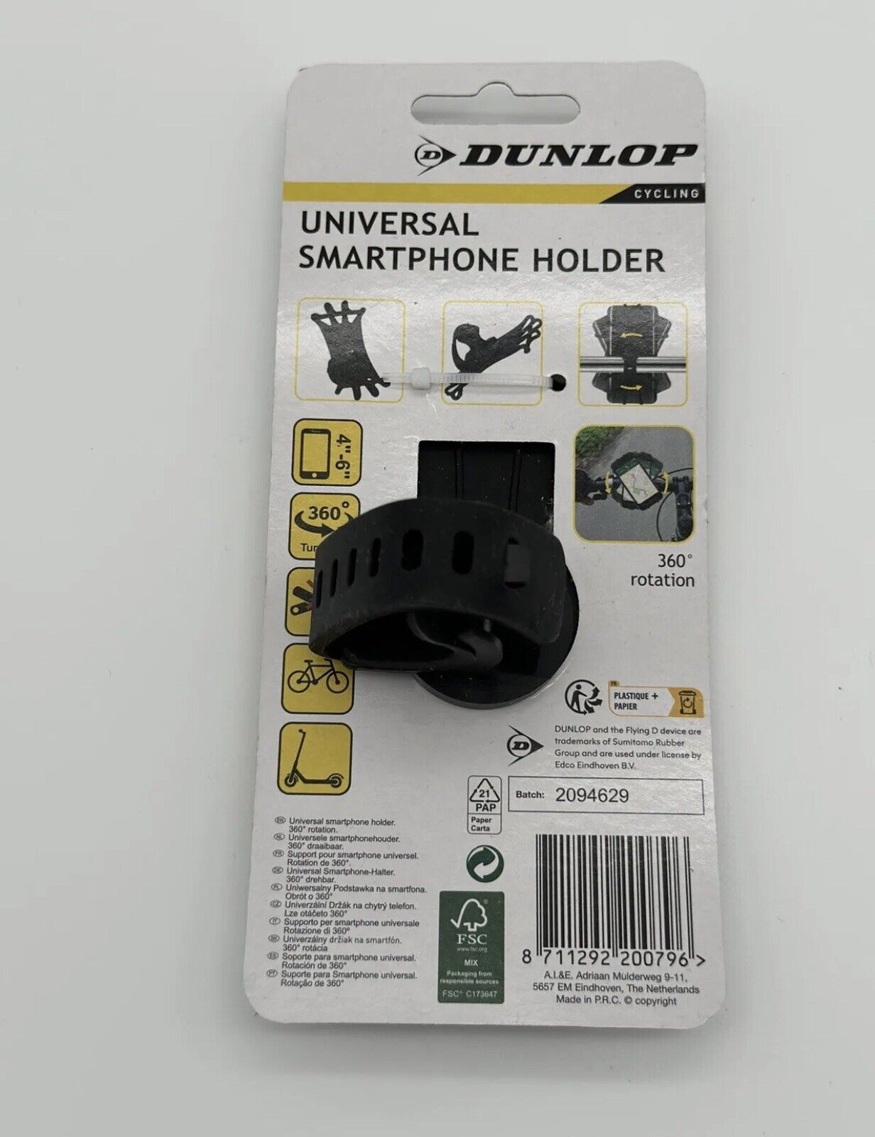 Dunlop Handy Halterung Ninebot Segway Xiaomi pro max g 30 d 2 F40 Iohawk L